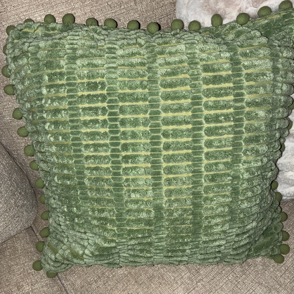 Topfinel Sage Green‎ Decorative Throw Pillows Covers 18x18 Set of 4 EUC